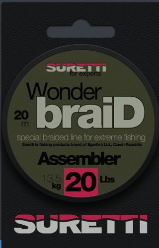 Pletená šňůra Suretti Solid 30 lbs / 13,6 kg