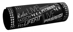 Podložka LIFEFIT® YOGA MAT EXKLUZIV PLUS, 180x58x1,5cm, černá