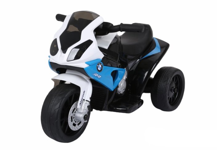 Dětská elektrická trojkolka BMW S1000 RR modrá