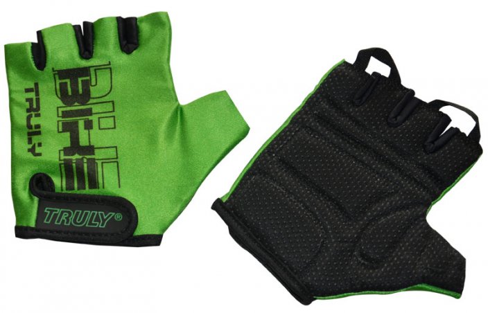 Cyklorukavice TRULY® SENIOR, zelená - Oblečení velikost: XL