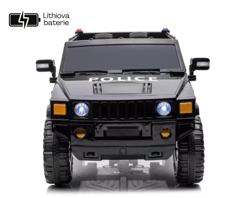 Dětské elektrické auto policie RANGER Eljet černá, Li-Ion