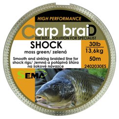Pletená šňůra Sema Shock 50 m 40 lbs / 18,2 kg
