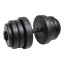 Činka nakládací LIFEFIT® jednoruční 23 kg, vinyl-cement, 30mm tyč/8x kotouč