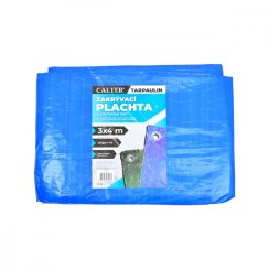 Krycí nepromokavá plachta 3x4m, 100g/m2, modrá
