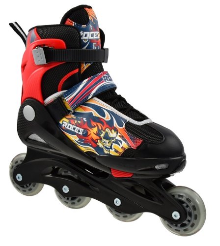 Kolečkové brusle ROCES COMPY 5.0 Boy, černo - červené