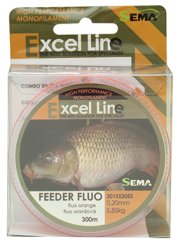 Rybářský vlasec Sema Feeder Fluo 300 m průměr 0,16 mm / 3,85 kg
