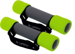Činky molitanové s páskem LIFEFIT® PLUS 2x0,5 kg