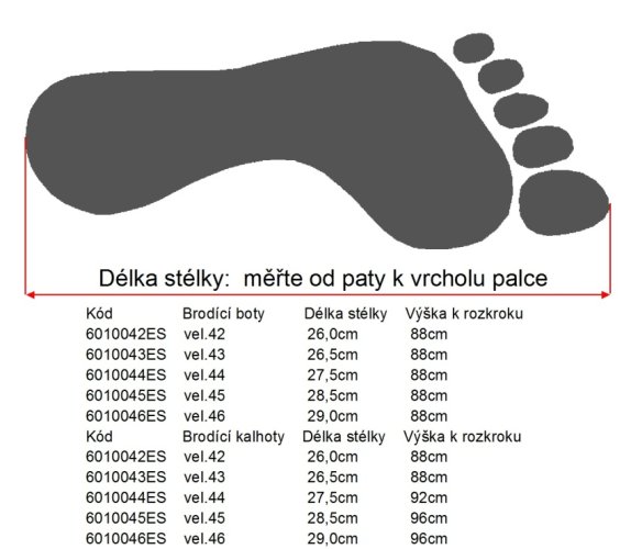 Rybářská bižuterie Suretti Brodící boty 43