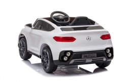Dětské elektrické auto Mercedes GLC coupé bílá/white