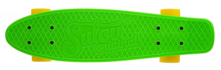 Penny board 22" SULOV® NEON SPEEDWAY zeleno-žlutý