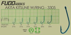 Rybářský háček Fudo Hooks Kitsune Ring vel. 12(bal.20ks)