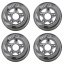 Set koleček pro In-line PU82A, vel. 82x24, 4ks