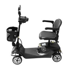 Elektrický čtyřkolový vozík RACCEWAY® SOLID, černý