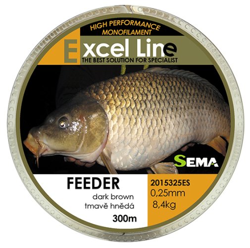 Rybářský vlasec Sema Feeder 300 m průměr 0,22 mm / 6,1 kg