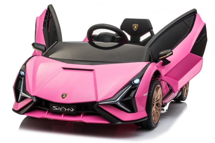 Dětské elektrické auto Lamborghini Sian růžový/pink