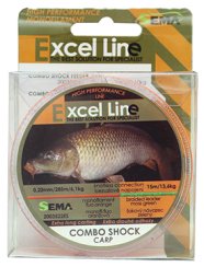 Rybářský vlasec Sema® Combo Shock Carp, 300 m 0,22 mm