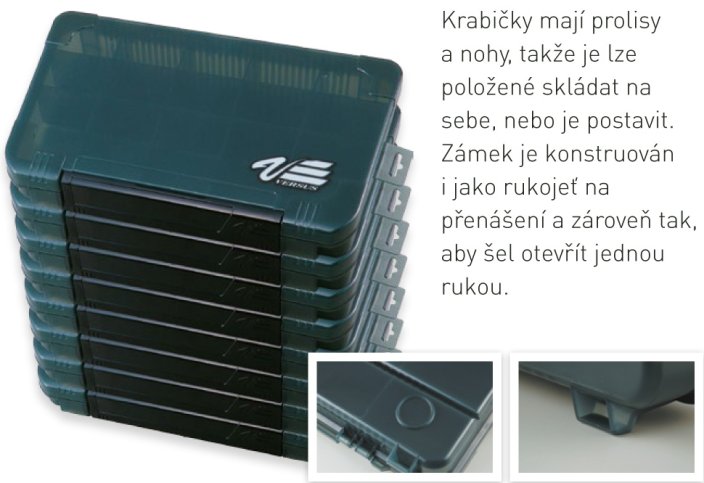 Rybářská krabička, box nebo kufr Versus VS 3043ND-2