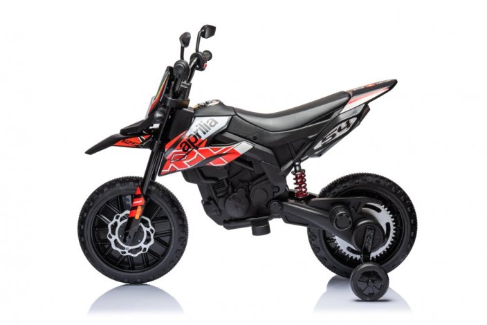 Dětská elektrická motorka Aprilia RX125 červená/red