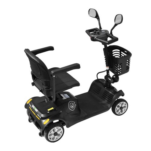 Elektrický čtyřkolový vozík RACCEWAY® SOLID, černý