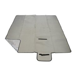 Pikniková deka CALTER® CUTTY, 150x130 cm, alu fólie, šedá