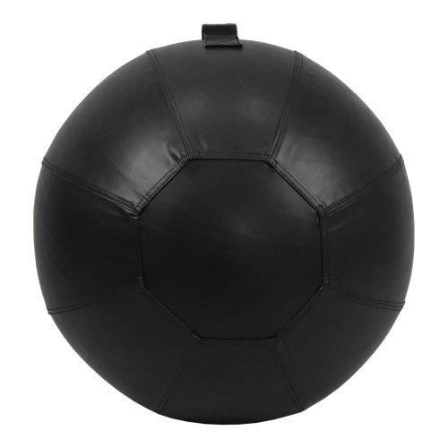 Designový míč - PU kůže černá Eljet