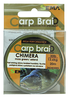 Pletená šňůra Sema Chimera 20 m 30 lbs / 13,6 kg