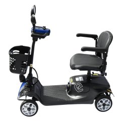 Elektrický čtyřkolový vozík RACCEWAY® SOLID, modrý
