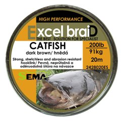 Pletená šňůra Sema Catfish 20 m 200 lbs / 90,9 kg