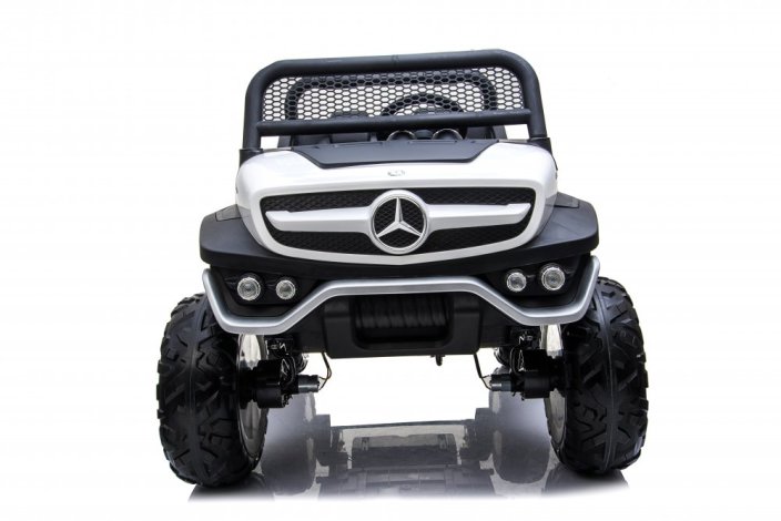 Dětské elektrické auto Mercedes Benz Unimog Truck - bílá