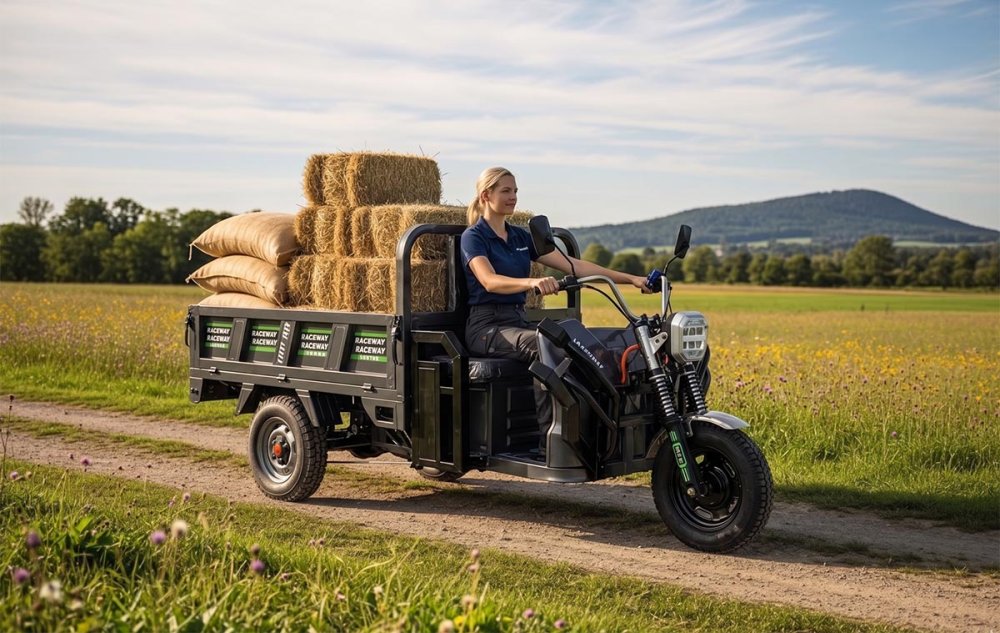 pracovní vozík na zahradu s pohonem
