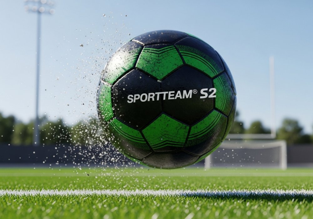 detail na fotbalový míč