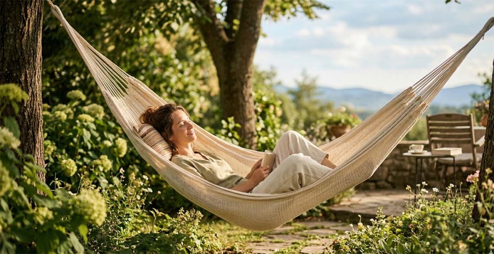 relax v houpací síti